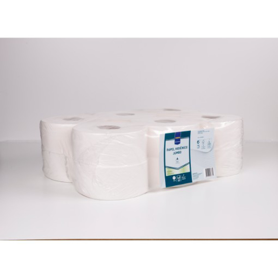 Imagem de Papel Higiénico Jumbo 2 Folhas 120M MAKRO PROFESSIONAL 12un